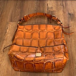 Dooney and Bourke Brown Leather Shoulder Bag